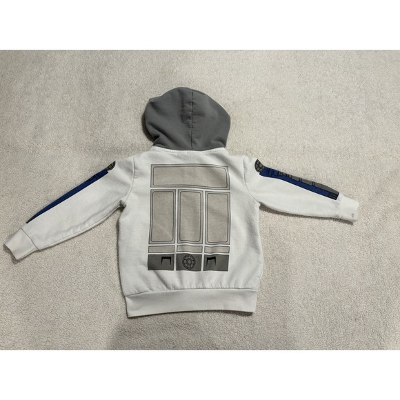 STAR WARS R2D2 Hoodie 3T - Picture 9 of 9